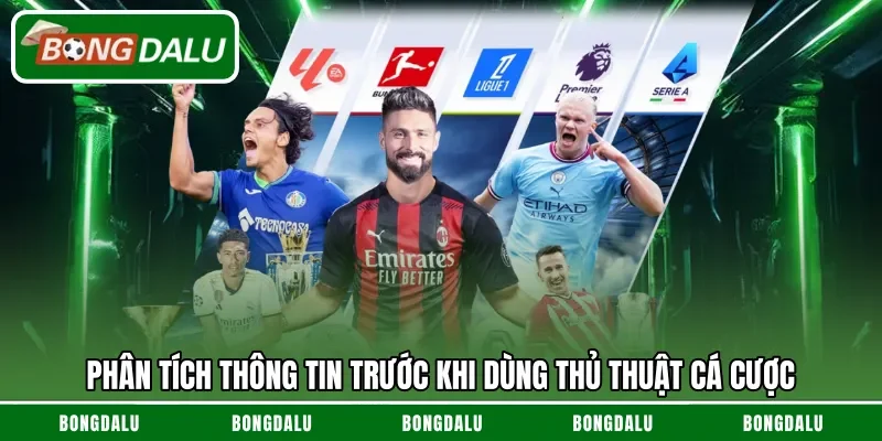 Phân tích thông tin trước khi dùng thủ thuật cá cược